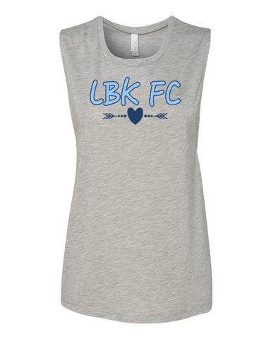 LBK FC HEART ARROW Ladies’  Bella + Canvas Flowy Scoop Muscle Tank 8803